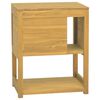 vidaXL badev&aelig;relsesskab 60x40x75 cm massivt teaktr&aelig;