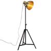 vidaXL gulvlampe 61x61x90/150 cm 25 W E27 antik messingfarve