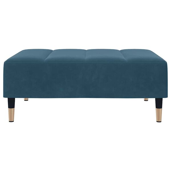 vidaXL fodskammel 77x55x31 cm velour bl&aring;