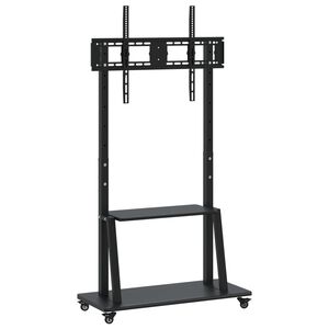 vidaXL tv-stativ med hjul 32-90" sk&aelig;rm maks. VESA 800x600 mm 100 kg