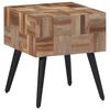 vidaXL sidebord 40x40x45 cm massivt genbrugsteak