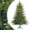 vidaXL Kunstigt Hinged Juletr&aelig; 120 cm 150 LED'er Varm hvid