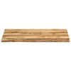 vidaXL bordplade 120x60x3,8 cm naturlig kant massivt ru mangotr&aelig;
