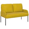 vidaXL Sofas&aelig;t med pude 3 pcs Gul 115 x 56 x 80 cm Krydsfin&eacute;r