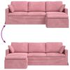 vidaXL Sofa Lyser&oslash;d Samlede dimensioner: 228 x 134 x 80 cm (B x D x H)
