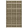 vidaXL cd-reol 102x23x177,5 cm konstrueret tr&aelig; sonoma-eg