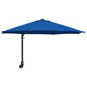vidaXL Havesol 248 x 248 x 148 cm Polyester og St&aring;l Azurbl&aring;