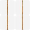 vidaXL Havesol M&oslash;rkegr&aring; &Oslash; 270 x 260 cm Bambus
