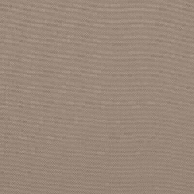 vidaXL pallehynde 60x61,5x10 cm stof gråbrun