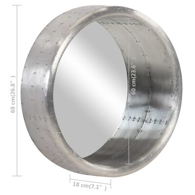 vidaXL Aviator-spejl 68 cm metal