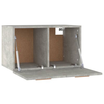 vidaXL vægskab 60x36,5x35 cm konstrueret træ betongrå