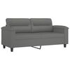 vidaXL 2-personers sofa 140 cm stof mikrofiberstof