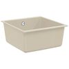 vidaXL Vask Beige 430 x 460 mm 80% Kvarts og 20% Resin