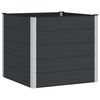 vidaXL H&oslash;jbed Sort 100 x 100 x 91 cm alu.