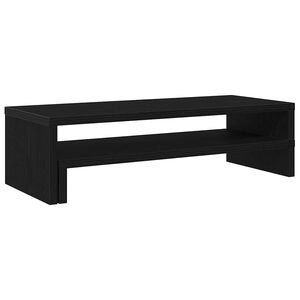 vidaXL sk&aelig;rmholder 54x22x15 cm konstrueret tr&aelig; sort egetr&aelig;sfarve