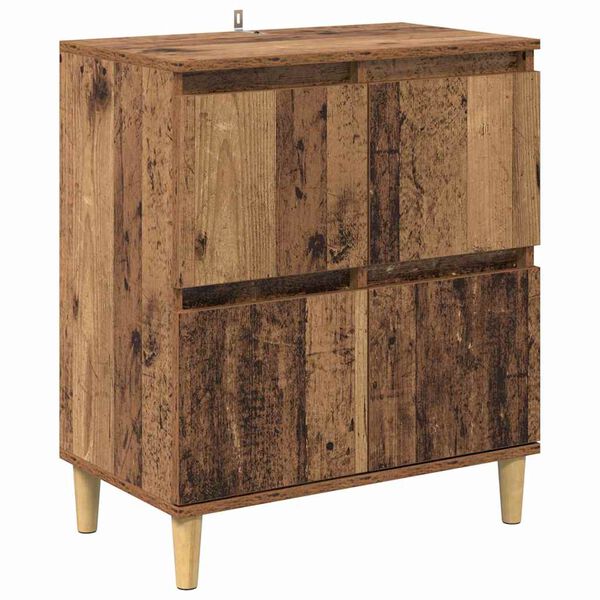 vidaXL Sideboard Gammelt tr&aelig; 60 x 35 x 70 cm Konstrueret tr&aelig;