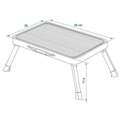 ProPlus foldbar taburet 150 kg metal