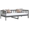 vidaXL daybed 90x200 cm massivt fyrretr&aelig; gr&aring;