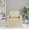 vidaXL Sofa Creme Samlede dimensioner: 78 x 78 x 80 cm (B x D x H)
