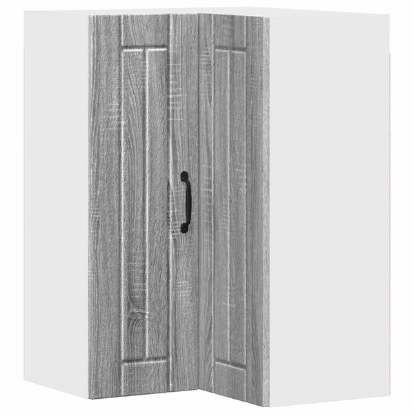 vidaXL K&oslash;kkenskab Lucca Gr&aring; sonoma-eg 57 x 57 x 80 cm Konstrueret tr&aelig;