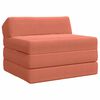 vidaXL Samlebar Sofa Seng R&oslash;d orange 200 x 70 x 10 cm Velourstof