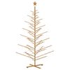 vidaXL Tr&aelig; juletr&aelig; 240 cm Bambus og massivt fyrretr&aelig; Brun