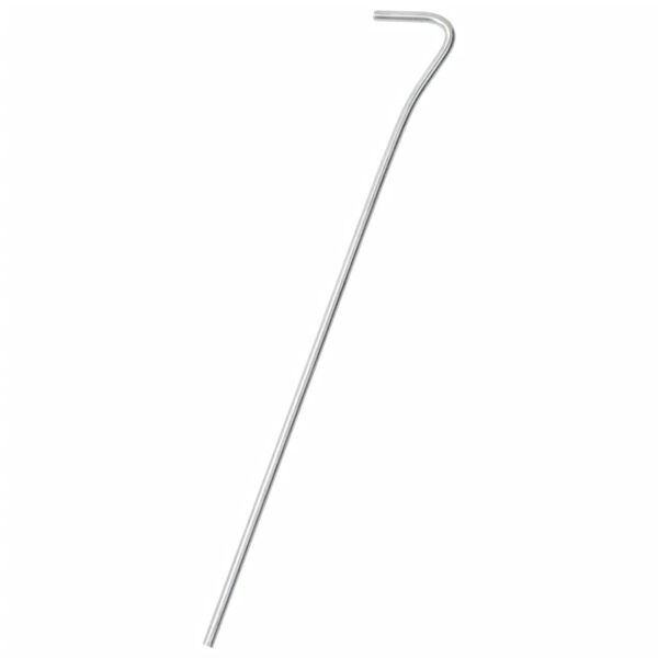 vidaXL teltpl&oslash;kker 25 stk. 23 cm &Oslash;4 mm galvaniseret st&aring;l