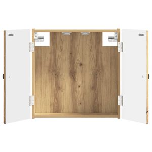 vidaXL Dartboard Skab BREDA Artisan-eg 52,5 x 10,5 x 53,5 cm