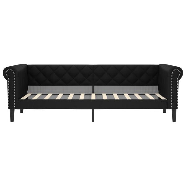 vidaXL daybed 100x200 cm kunstl&aelig;der sort
