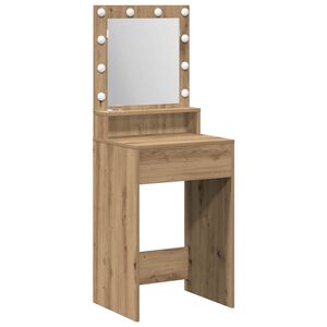 vidaXL Kl&aelig;deskab Artisan Egetr&aelig; 50 x 41 x 135 cm Konstrueret tr&aelig;