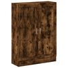 vidaXL bogskab 82,5x30,5x115 cm konstrueret tr&aelig; r&oslash;get egetr&aelig;