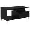 vidaXL Sofabord Sort eg 90 x 49 x 45 cm Konstrueret tr&aelig;
