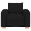 vidaXL sofastol sort 100x78x84 cm stof