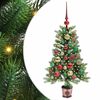 vidaXL Juletr&aelig; med 150 LED'er med stativ Gr&oslash;n 90 cm PE