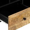 vidaXL tv-bord 100x33x46 cm massivt mangotræ