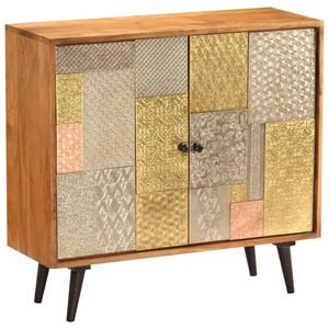vidaXL sk&aelig;nk 80x30x75 cm massivt akacietr&aelig;