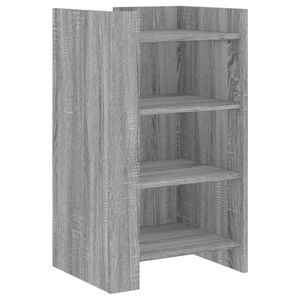 vidaXL sk&aelig;nk 45x35x75 cm konstrueret tr&aelig; gr&aring; sonoma-eg