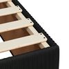vidaXL Sengeramme uden madras Sort 140x190 cm Fløjl
