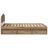 vidaXL Sengestel Artisan eg 120 x 190 cm Massiv fyrretr&aelig;