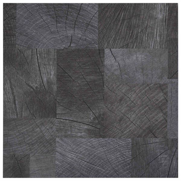 vidaXL Gulvplanker 55 pcs Gr&aring; 5,11 m&sup2; PVC