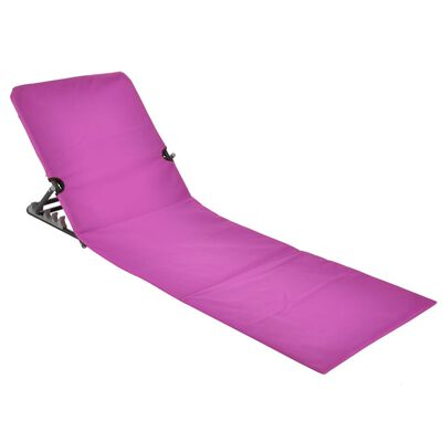 HI foldbar strandmåttestol PVC pink