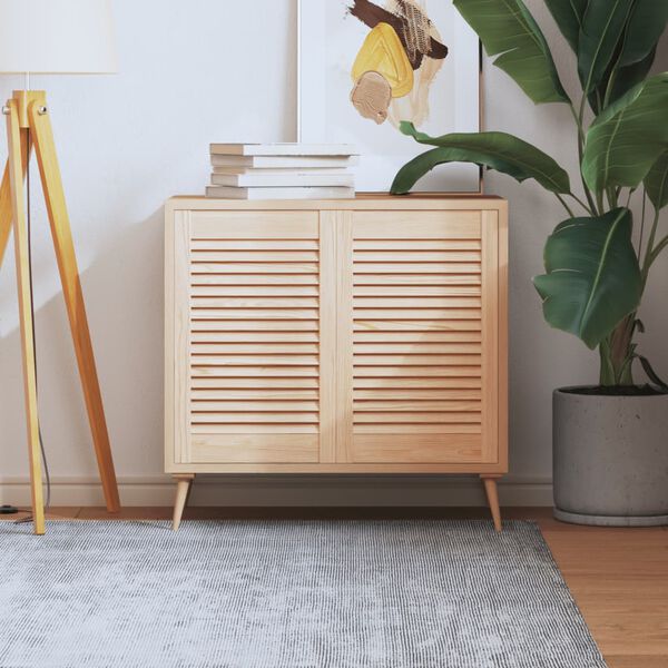 vidaXL skabsl&aring;ger 2 stk. 61,5x39,4 cm lameldesign massivt fyrretr&aelig;