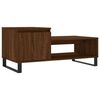 vidaXL sofabord 100x50x45 cm konstrueret tr&aelig; brun egetr&aelig;sfarve