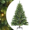 vidaXL Kunstigt juletr&aelig; med 150 LED'er Gr&oslash;n 150 cm PE og PVC