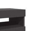 vidaXL tv-borde med LED-lys 2 stk. 60x35x40 cm grå