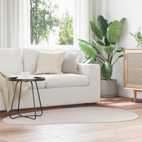 vidaXL Omr&aring;det&aelig;pper HUARTE Sandfarvet 120 x 170 cm Polyester