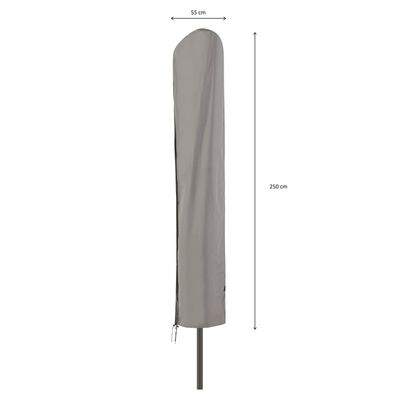 Madison parasolovertræk 55x250 cm grå