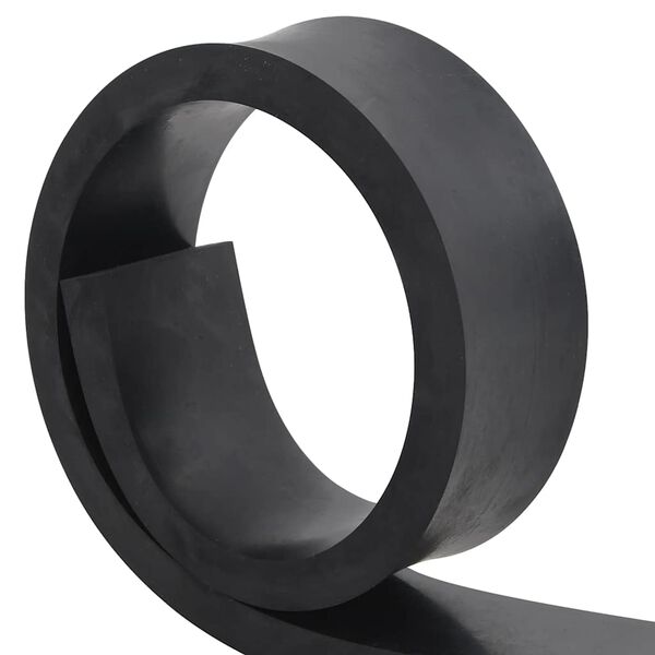 vidaXL gummikant til sneplov 120x8x2 cm sort