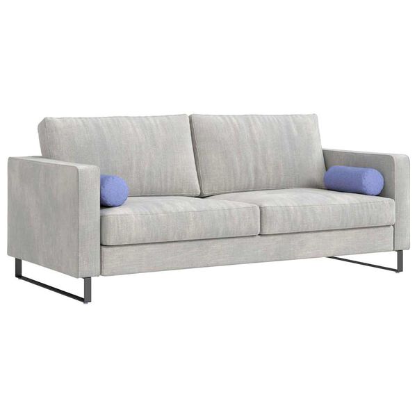 vidaXL Bolsterpuder 2 pcs Jeans blå Ø 15 x 40 cm Stof