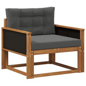 vidaXL Udend&oslash;rs Mellem Sofa Massivt Akacietr&aelig; Naturfarvet